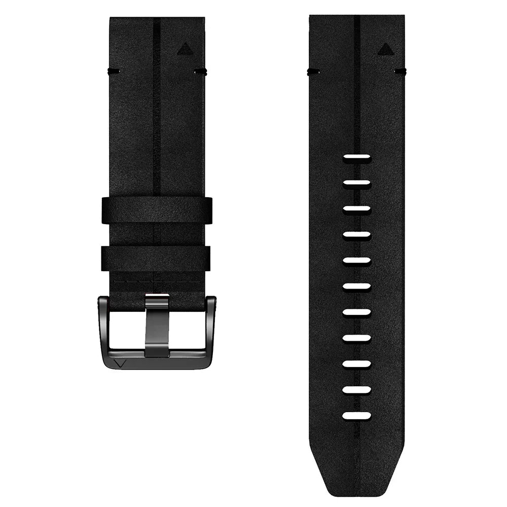Cinturino Quick-Fit | 22mm (Vera pelle e titanio) - 2 colori