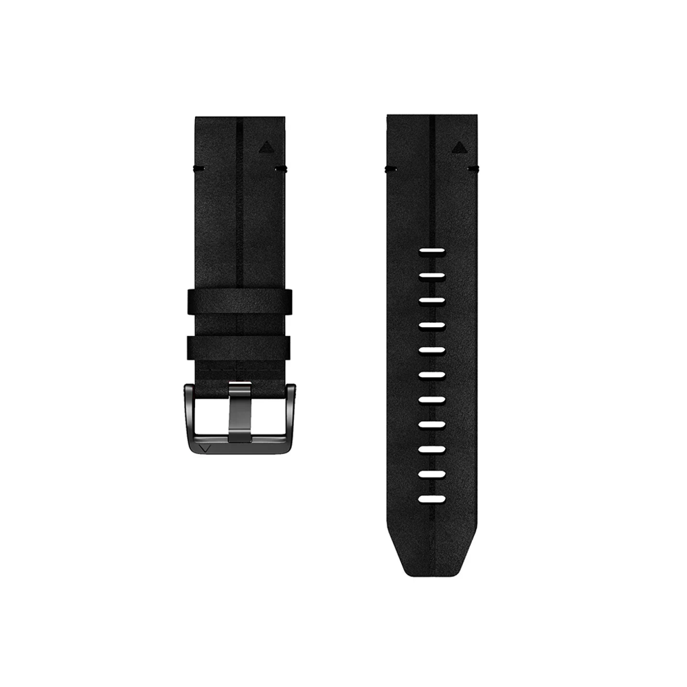 Cinturino Quick-Fit | 22mm (Vera pelle e titanio) - 2 colori