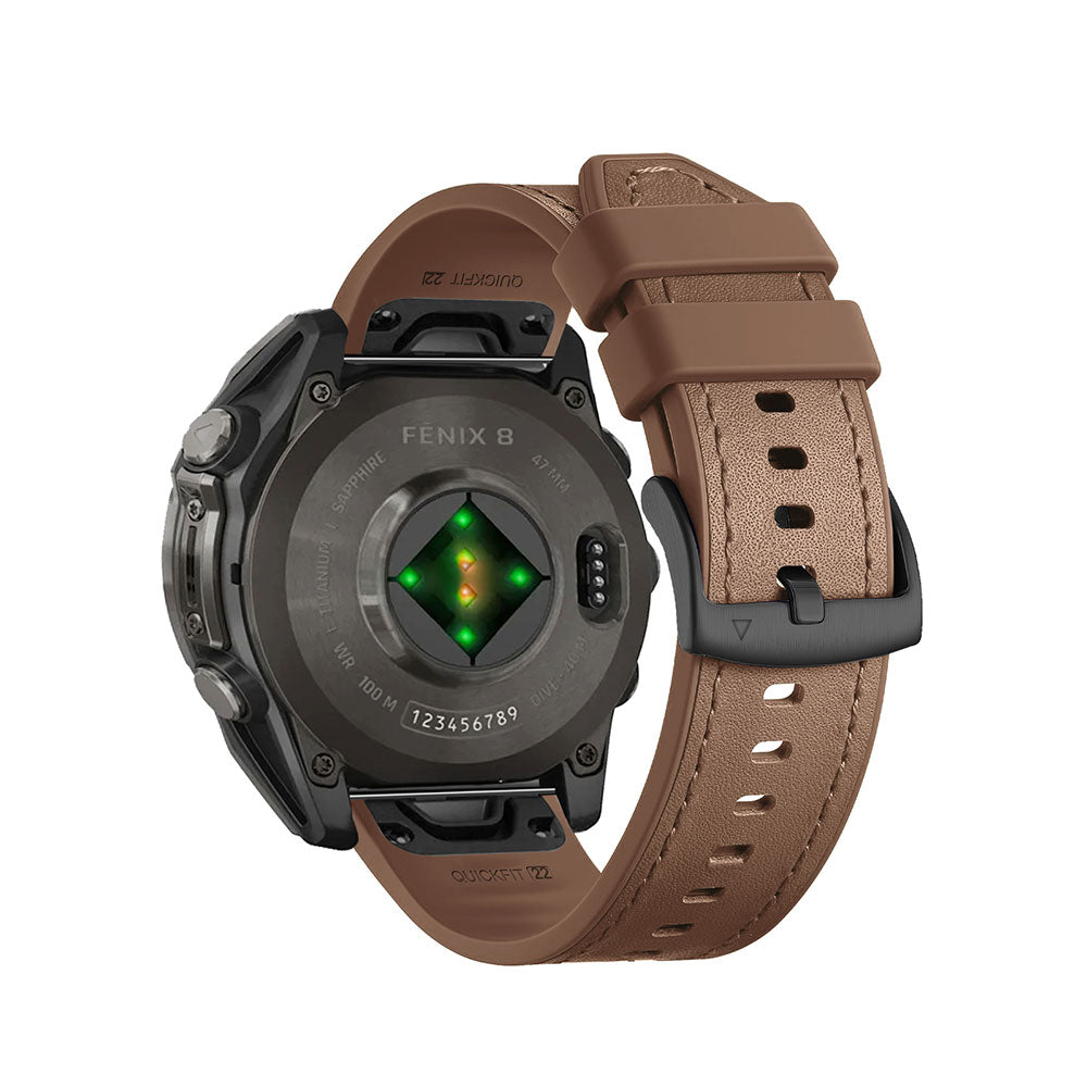 Cinturino Quick-Fit Run | 22mm (Pelle sportiva) - 4 colori