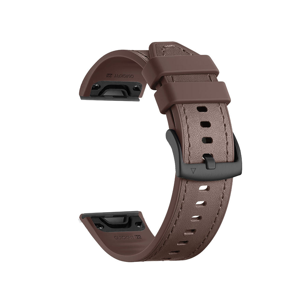 Cinturino Quick-Fit Run | 22mm (Pelle sportiva) - 4 colori