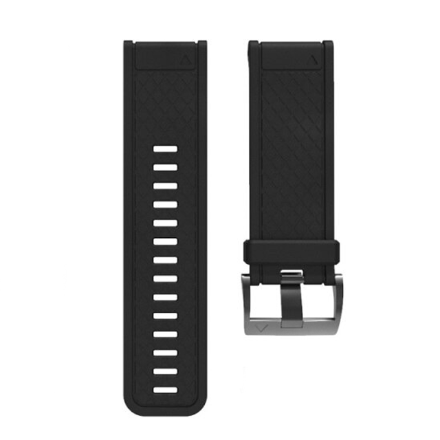 Cinturino | Modello 1 (silicone) - Nero