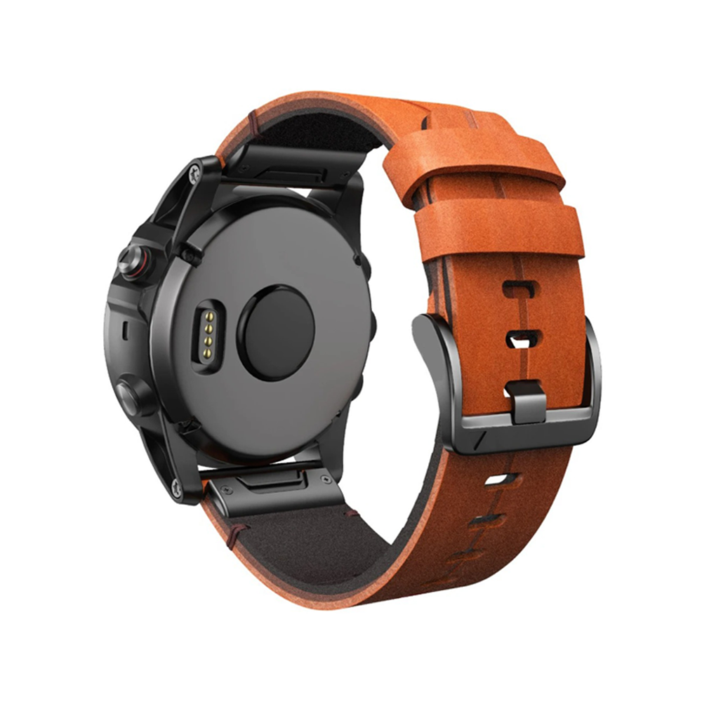 Cinturino Quick-Fit | 22mm (Vera pelle e titanio) - 2 colori