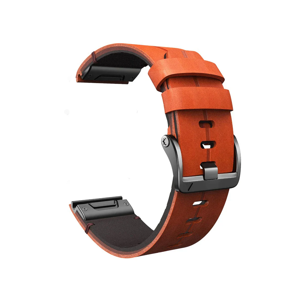 Cinturino Quick-Fit | 22mm (Vera pelle e titanio) - 2 colori