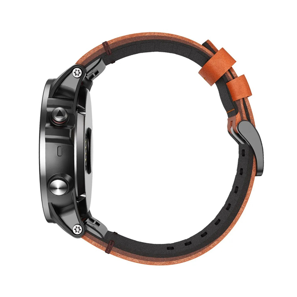 Cinturino Quick-Fit | 22mm (Vera pelle e titanio) - 2 colori