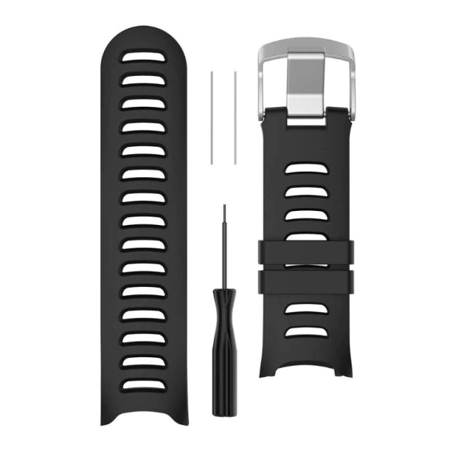 Cinturino | Modello 10 (silicone) - Nero