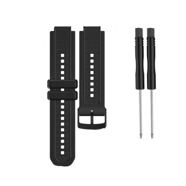 Cinturino | Modello 3 (silicone) - Nero